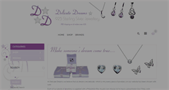 Desktop Screenshot of delicatedreams.co.uk